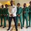 Nollywood Stars and Footballers Attend Funny Bone’s White Wedding in Lagos.