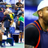 Controversial Australian tennis star Nick Kyrgios has been given the biggest fine of the Us Open so far for his behavior in his quarter-final defeat by Karen Khachanov