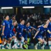 CHELSEA WOMEN’S TEAM STAGES DRAMATIC COMEBACK TO BEAT LYON ON PENALTIES.