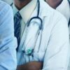 RESIDENT DOCTORS ANNOUNCE A FIVE-DAY WARNING STRIKE.