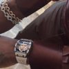 DAVIDO HONOURS LATE SON IFEANYI WITH CUSTOM CUFFLINKS AT MIAMI WEDDING