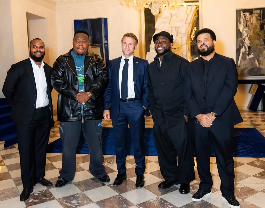 Davido Meets France’s President