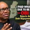 PETER OBI REJECTS DEBT CLAIMS, INSISTS ANAMBRA OWED ZERO SALARIES OR CONTRACTORS AT HANDOVER