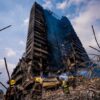 LAGOS GOVERNMENT BEGINS CONTROLLED DEMOLITION OF DISTRESSED 25-STOREY GNI HOUSE ON LAGOS ISLAND
